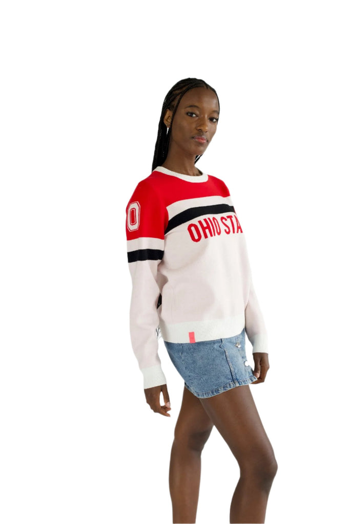 COLORBLOCK SWEATER - Ohio State Univ. Buckeyes