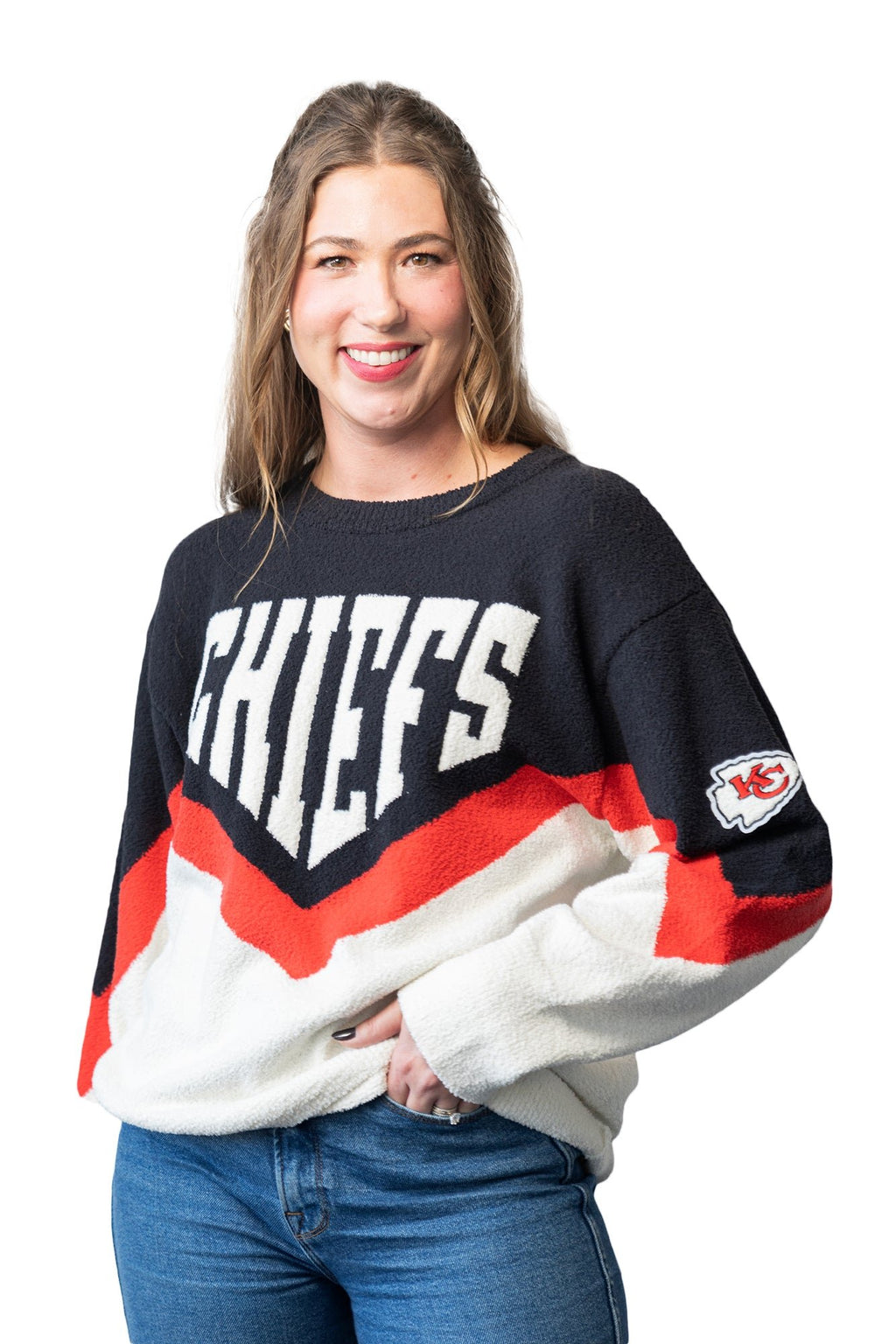 CHEVRON SWEATER - Kansas City Chiefs