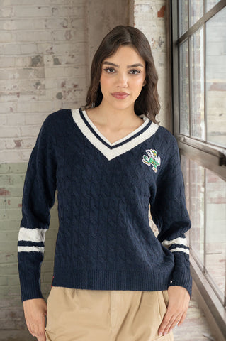 V-NECK RIBBED SWEATER - Univ. of Notre Dame Fighting Irish