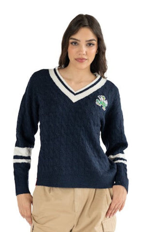 V-NECK RIBBED SWEATER - Univ. of Notre Dame Fighting Irish