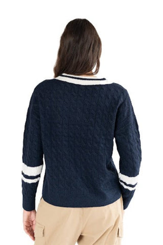 V-NECK RIBBED SWEATER - Univ. of Notre Dame Fighting Irish